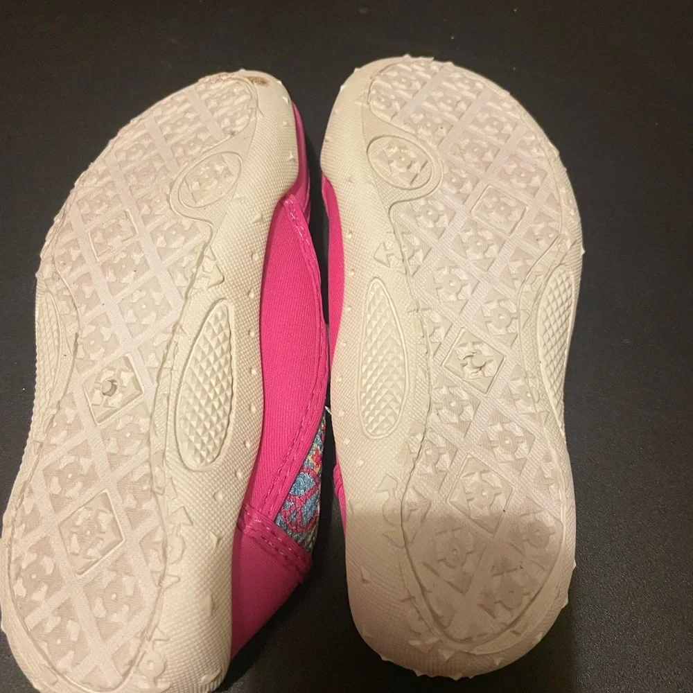 Vibrant Pink Kids Water Shoes